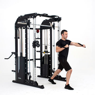 Custom Design Silber Grau Metall All in One Trainer Smith Maschine für Heimtrainings