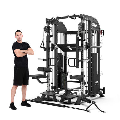 Moderner Stil Fitnessraum Fitnessgeräte Smith-Maschine All-in-One-Maschine mit Ladeanschluss