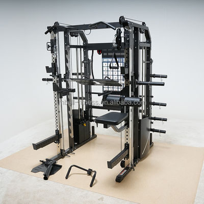 G7 G7W Multifunktions Fitnessgerät 3 in 1 Combo Power Rack mit Smith-Maschinenfunktion