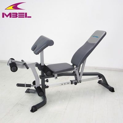 Anpassungsfähige Fitness-Ausrüstung Ab Sit Up Bench für effektive Übungen Grau/Schwarz