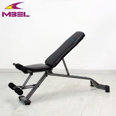 Anpassungsfähige Fitness-Ausrüstung Ab Sit Up Bench für effektive Übungen Grau/Schwarz