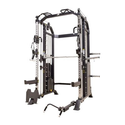 Männer-Haus Fitnessstudio-Ausrüstung Schwarz glänzend All-in-One Fitnessstudio Smith-Maschine für Bodybuilding