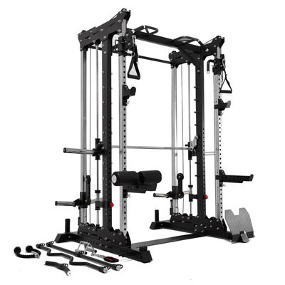 Qingdao Port Loading 3 in 1 Combo Power Rack mit Smith Maschine Funktion angepasst