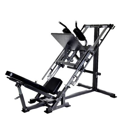 Grau/Schwarz Gym Leg Press Hack Squat Machine LCL Unterstützung Anpassung