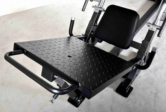 Grau/Schwarz Gym Leg Press Hack Squat Machine LCL Unterstützung Anpassung