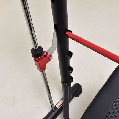 Männer Rot Fitness-Sportraum Ausrüstung Squat Rack Gewichtsheben Übungsbank