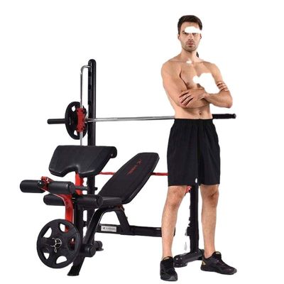 1790x1880x1770 mm Gewichtshebebank Flachbank Press Fitnessstudio Fitnessgeräte N.W. kgs 64