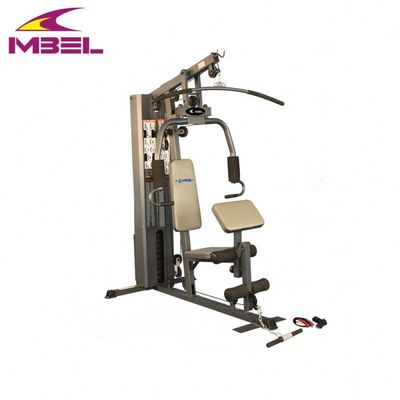 GRAU/SCHWARZ Fitnessgeräte Mehrfunktions-Smith-Maschine Zuhause Fitnessstudio Kniebein mit Gewichtsstapel