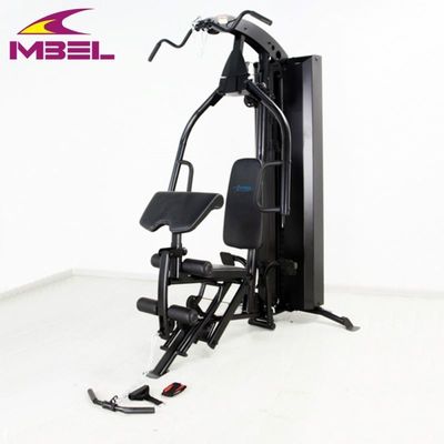 GRAU/SCHWARZ Fitnessgeräte Mehrfunktions-Smith-Maschine Zuhause Fitnessstudio Kniebein mit Gewichtsstapel