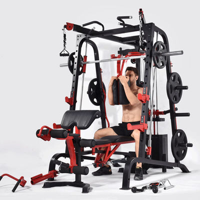 Männer 70 Einheit 9010DE Bodybuilding Fitness Maschine Fitnessstudio Smith Maschine mit Gewichtsstapel