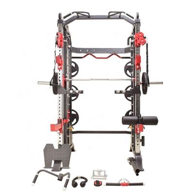 Handelsgymnasium Multifunktionelle Ausrüstung Smith Maschine Power Rack Funktionelle Trainer 1700X2120X2300mm