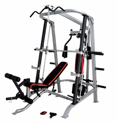 Schwarze Multifunktionsstation für Heimgymnastik-Übungen und Krafttraining