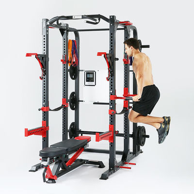 Klappbare NO Profi-Multifunktions-Sportstudio Ausrüstung Power Rack Käfig für Bodybuilding
