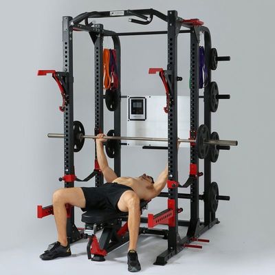 Klappbare NO Profi-Multifunktions-Sportstudio Ausrüstung Power Rack Käfig für Bodybuilding