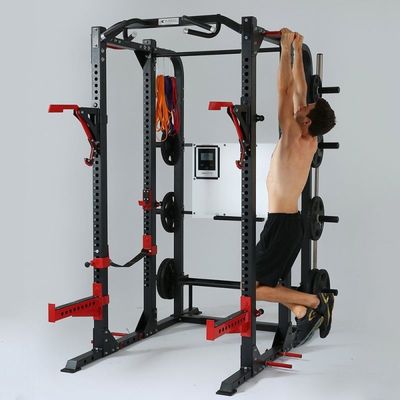 Klappbare NO Profi-Multifunktions-Sportstudio Ausrüstung Power Rack Käfig für Bodybuilding