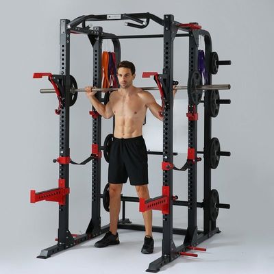 Klappbare NO Profi-Multifunktions-Sportstudio Ausrüstung Power Rack Käfig für Bodybuilding