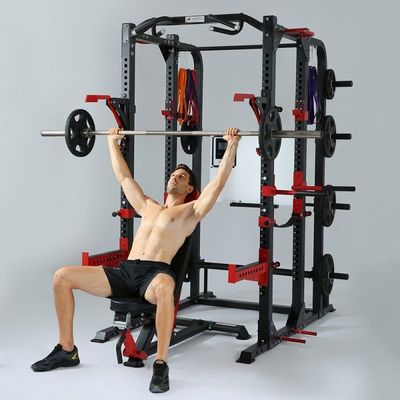 Klappbare NO Profi-Multifunktions-Sportstudio Ausrüstung Power Rack Käfig für Bodybuilding