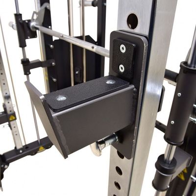 Integrierte Fitness-Trainer Power Rack Fitness-Rack in Silbergrau für All-in-One-Training