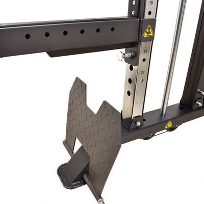Integrierte Fitness-Trainer Power Rack Fitness-Rack in Silbergrau für All-in-One-Training