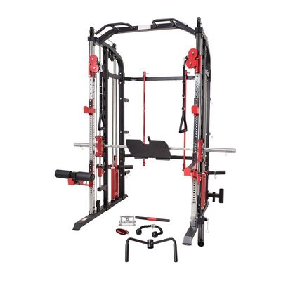 Metal Squat Barbell Fitnessstand Fitnessstudio-Ausrüstung für Bodybuilding und Multifunktion