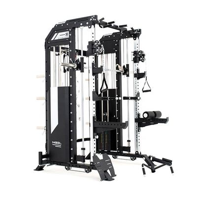 Moderne Metall-Multifunktions-Smith-Maschine Gym-Ausrüstung Alles in einer Kabelmaschine