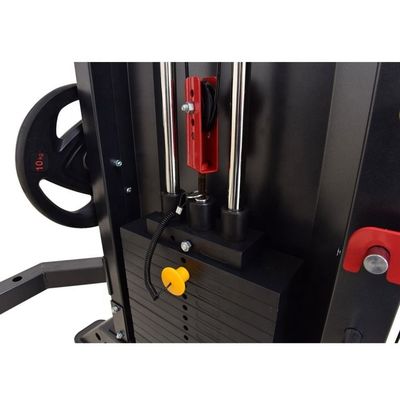 2024 Männer Schwarz Matt 3 In 1 Fitness Power Rack Multifunktionaler Trainer Smith-Maschine