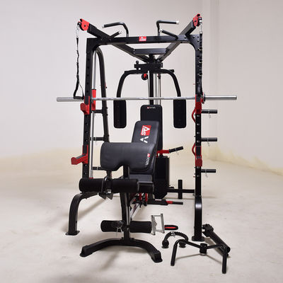 32 Einheiten Fitness-Ausrüstung Multifunktionaler Fitnessraum Smith-Maschine für maximale Ergebnisse