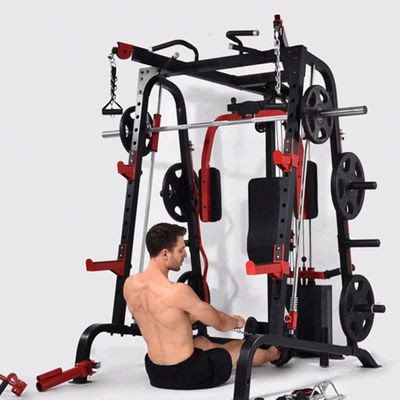 Vollständiges Set Multifunktionaler Trainer Fitnessstudio Smith-Maschine Funktionaler Trainer Ausrüstung Smith-Maschine