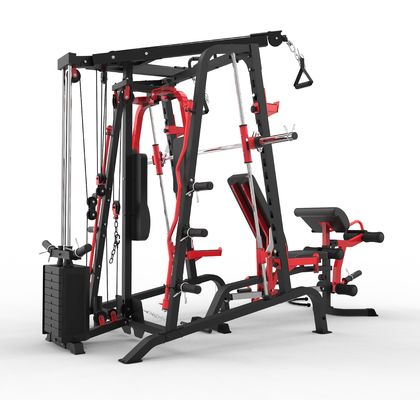 Vollständiges Set Multifunktionaler Trainer Fitnessstudio Smith-Maschine Funktionaler Trainer Ausrüstung Smith-Maschine