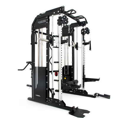 Rote Multifunktionstrainer Power Rack Fitness Fitness Gym Ausrüstung Übungsgeräte Smith Maschine Home Gym Station N.W. 378.2