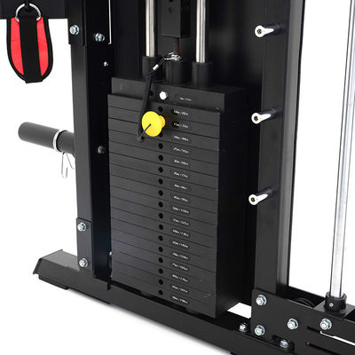 Rote Multifunktionstrainer Power Rack Fitness Fitness Gym Ausrüstung Übungsgeräte Smith Maschine Home Gym Station N.W. 378.2