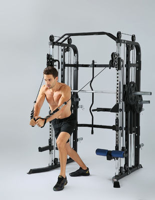 Rote Multifunktionstrainer Smith-Maschine für Männer Heim- und Fitnessstudio-Workout-Ausrüstung
