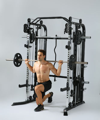 Rote Multifunktionstrainer Smith-Maschine für Männer Heim- und Fitnessstudio-Workout-Ausrüstung