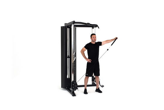 Multifunktionale Trainer Barbell Rack Fitnessstätte Kraft und Leistung mit Power Rack