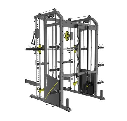 Individuell angepasste Multifunktions-Gymnastik-Verstellbares Kabel-Gymnastik-Squat-Rack mit 90 Lbs-Gewichtsstapel