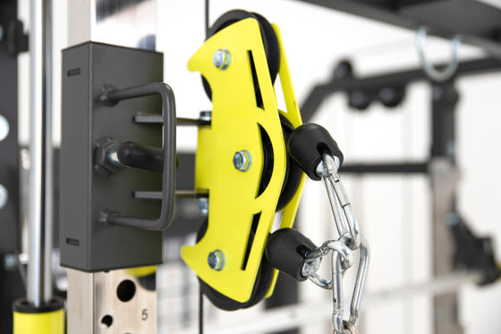 Individuell angepasste Multifunktions-Gymnastik-Verstellbares Kabel-Gymnastik-Squat-Rack mit 90 Lbs-Gewichtsstapel