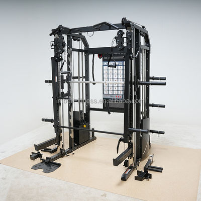 Individuell angepasste Multifunktions-Gymnastik-Verstellbares Kabel-Gymnastik-Squat-Rack mit 90 Lbs-Gewichtsstapel