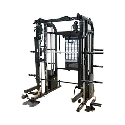 Transformieren Sie Ihre Trainingseinheiten mit dem Power Squat Rack und dem Gewichtsstapel für Männer