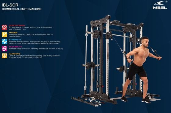 Handelsübliche Fitness-Ausrüstung Langlebiger Multifunktionskabel-Crossover-Trainer für zu Hause