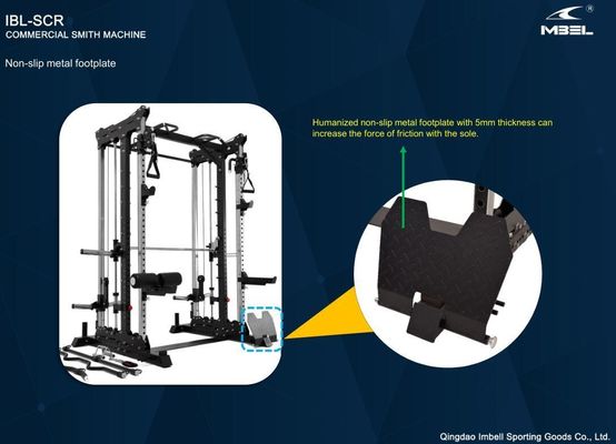 Unisex Multifunktionelle Ein-Station-Turnhalle Ausrüstung Squat Rack Smith Maschine für Fitness