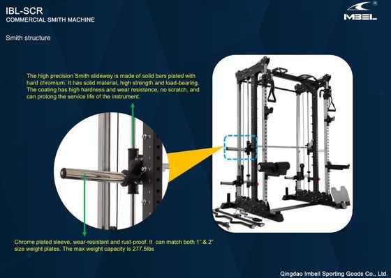 Multifunktionale Smith-Maschine integrierte Fitness-Trainer für Zuhause und Fitness-Übungen