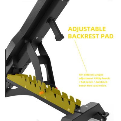 1210x742x450mm Bodybuilding Fitness-Ausrüstung Verstellbarer Stuhl für Gewerbe und Heim