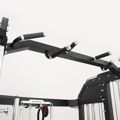 Full Smith Machine Powertec Gym All-in-One-Übungsausrüstung mit Gewichtsstapeln Schwarze Multifunktionsstation
