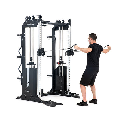 Smith-Maschine Kompletttrainer Fitness-Trag nach unten Arm Stärke Trizeps-Maschine