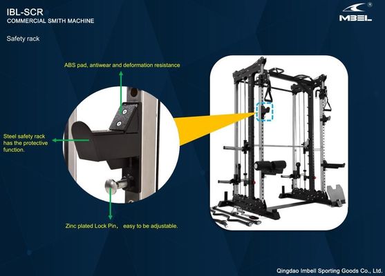 Zuhause Multifunktionaler Trainer mit Krafttraining-Maschine und verstellbarem Squat-Rack