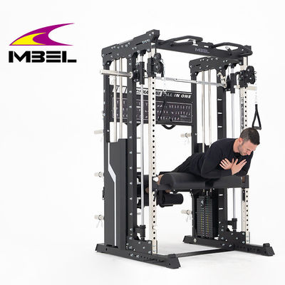 Unisex umfassendes Krafttraining Fitnessgeräte Halb-Rack Power Cage Heimgymnasium Multifunktions-Smith-Maschine Squat Rack