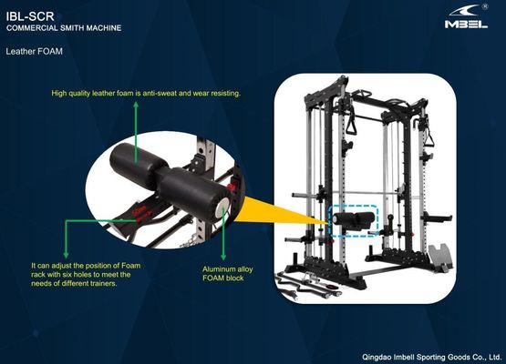 Unisex umfassendes Krafttraining Fitnessgeräte Halb-Rack Power Cage Heimgymnasium Multifunktions-Smith-Maschine Squat Rack
